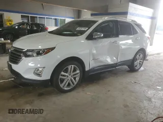 2019 Chevrolet Equinox Premier z VIN 2GNAXPEX3K6150846, wystawiony jako Copart lot #64281145 z przebiegiem 72 493 mil mil oraz Szkoda całkowita • Salvage title. Historia ofert i sprzedaży dostępna na DreamBid. Obrazek 1.