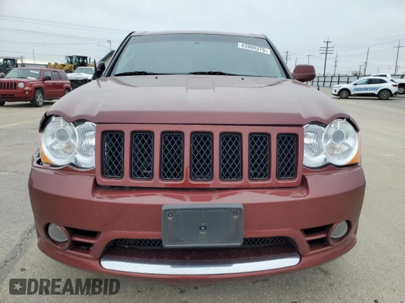2008 Jeep Grand Cherokee SRT-8 with VIN 1J8HR78348C162460, listed as a Copart auction lot 43966375 with 94,444 mi miles and Salvage Title. Bid and sale history available at carsss.com. Image 5.