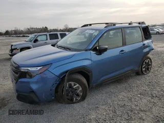 2025 Subaru Forester with VIN JF2SLDAC5SH444822, listed as a Copart auction lot 48493785 with 4,944 mi miles and Salvage title. Bid and sale history available at DreamBid. Image 1.