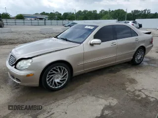 2004 Mercedes-Benz S 430 with VIN WDBNG70J54A426980, listed as a Copart auction lot 58474855 with 117,659 mi miles and Non repairable. Bid and sale history available at DreamBid. Image 1.