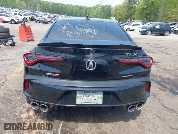 2021 Acura TLX Type S with VIN 19UUB7F08MA000700, listed as a IAAI auction lot 41964358 with Not Provided miles. Bid and sale history available at carsss.com. Image 15.