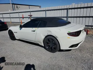 2015 Maserati GranTurismo Convertible Sport with VIN ZAM45VMA1F0150304, listed as a Copart auction lot 50679515 with 71,506 mi miles and Salvage Title. Bid and sale history available at carsss.com. Image 2.