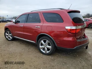 2011 Dodge Durango Citadel with VIN 1D4RD5GGXBC673331, listed as a Copart auction lot 43853155 with 179,273 mi miles and Salvage title. Bid and sale history available at DreamBid. Image 2.