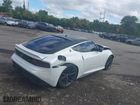 2023 Nissan Z Proto Spec with VIN JN1BZ4BH4PM311977, listed as a IAAI auction lot 42352895 with 1,020 mi miles and . Bid and sale history available at DreamBid. Image 4.