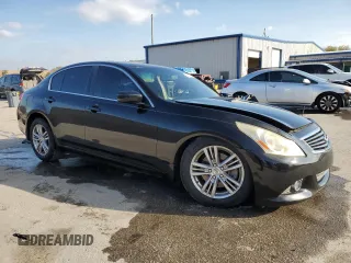 2013 Infiniti G37 Sedan Journey with VIN JN1CV6AP0DM726004, listed as a Copart auction lot 46457745 with 103,135 mi miles and Salvage Title. Bid and sale history available at carsss.com. Image 4.
