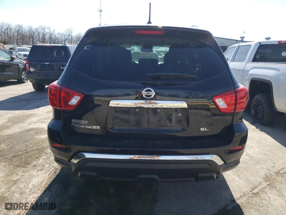 2017 Nissan Pathfinder SL with VIN 5N1DR2MN4HC669421, listed as a Copart auction lot 42786054 with 56,585 mi miles and Salvage Title. Bid and sale history available at carsss.com. Image 6.