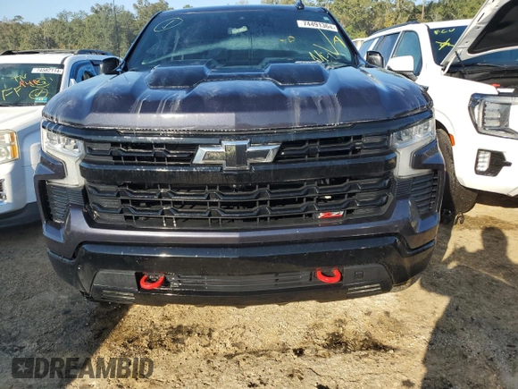 2022 Chevrolet Silverado 1500 LT Trail Boss with VIN 3GCUDFET4NG616850, listed as a Copart auction lot 74491364 with 20,386 mi miles and Non Repairable. Bid and sale history available at DreamBid. Image 5.