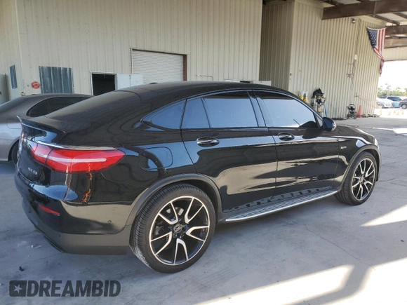 2019 Mercedes-Benz GLC with VIN WDC0J6EB7KF499433, listed as a Copart auction lot 49486285 with 24,075 mi miles and Salvage Title. Bid and sale history available at carsss.com. Image 3.
