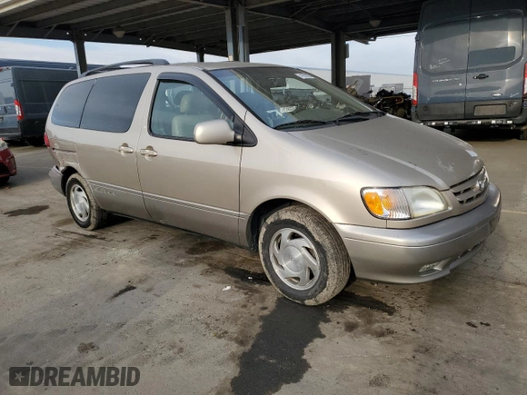 2001 Toyota Sienna LE with VIN 4T3ZF13C71U377701, listed as a Copart auction lot 41959285 with 79,031 mi miles and Salvage Title. Bid and sale history available at carsss.com. Image 4.