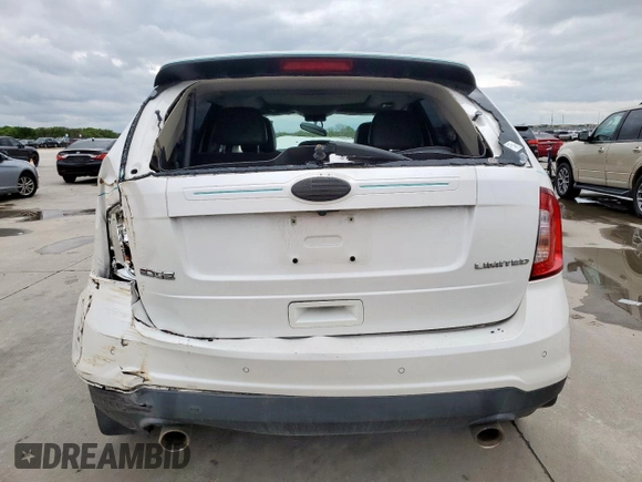 2013 Ford Edge Limited with VIN 2FMDK3KC5DBC81295, listed as a Copart auction lot 50650345 with 128,181 mi miles and Salvage Title. Bid and sale history available at carsss.com. Image 6.