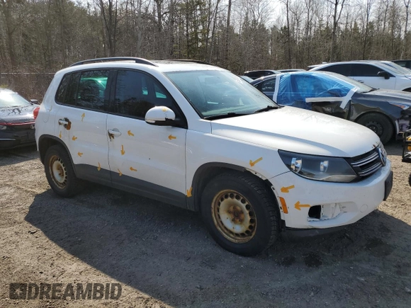 2013 Volkswagen Tiguan with VIN WVGHV7AX5DW527541, listed as a Copart auction lot 52641605 with 317,783 mi miles and Clean Title. Bid and sale history available at DreamBid. Image 4.