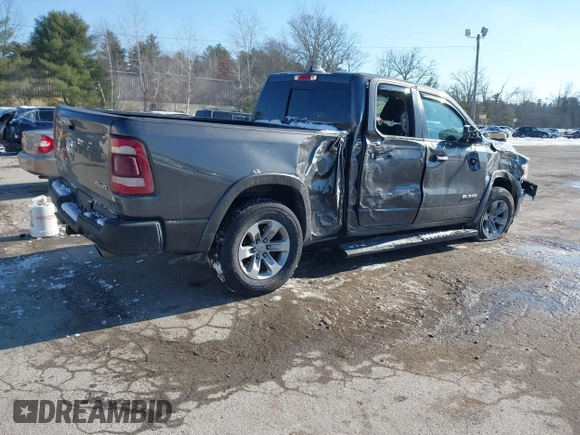 2019 Ram 1500 Laramie with VIN 1C6SRFDTXKN860913, listed as a IAAI auction lot 41356687 with 199,485 mi miles. Bid and sale history available at carsss.com. Image 4.