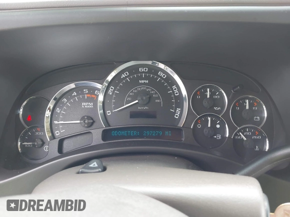 2005 Cadillac Escalade z VIN 1GYEK63N55R123817, wystawiony jako IAAI lot #42263549 z przebiegiem 297 279 mil mil oraz . Historia ofert i sprzedaży dostępna na DreamBid. Obrazek 7.