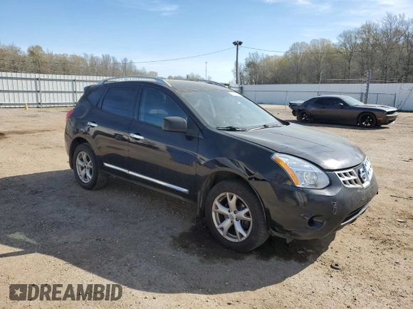 2011 Nissan Rogue SV with VIN JN8AS5MTXBW562167, listed as a Copart auction lot 50415275 with 357,198 mi miles and Salvage Title. Bid and sale history available at carsss.com. Image 4.