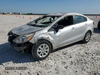 2014 Kia Rio LX with VIN KNADM4A30E6329515, listed as a Copart auction lot 52415295 with 231,991 mi miles and Salvage Title. Bid and sale history available at DreamBid. Image 1.