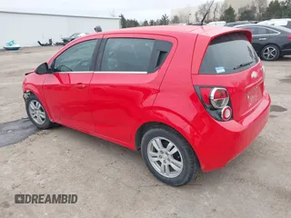 2014 Chevrolet Sonic LT with VIN 1G1JC6SH9E4111348, listed as a IAAI auction lot 41539076 with 70,252 mi miles. Bid and sale history available at carsss.com. Image 3.