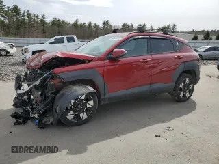2024 Hyundai Kona SEL z VIN KM8HCCAB5RU178743, wystawiony jako Copart lot #53333125 z przebiegiem 7 655 mil mil oraz Szkoda całkowita • Salvage title. Historia ofert i sprzedaży dostępna na DreamBid. Obrazek 1.