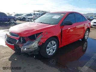 2015 Chevrolet Cruze LS with VIN 1G1PA5SH8F7130466, listed as a IAAI auction lot 41788830 with 147,283 mi miles. Bid and sale history available at carsss.com. Image 2.