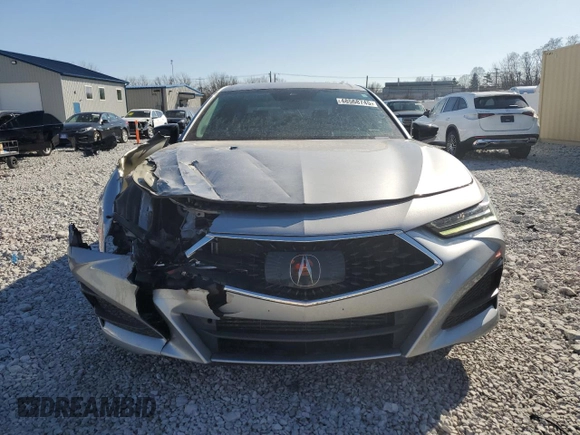2021 Acura TLX w/Technology Package with VIN 19UUB6F40MA002728, listed as a Copart auction lot 48568745 with 60,825 mi miles and Salvage Title. Bid and sale history available at carsss.com. Image 5.