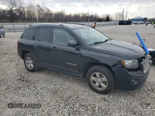 2015 Jeep Compass Sport with VIN 1C4NJCBA1FD226513, listed as a Copart auction lot 45859975 with 159,895 mi miles and Salvage Title. Bid and sale history available at carsss.com. Image 4.