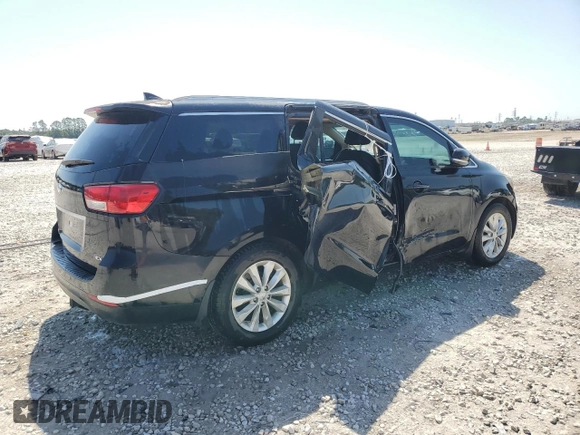 2016 Kia Sedona SX with VIN KNDMC5C11G6153598, listed as a Copart auction lot 51594285 with 151,312 mi miles and Salvage Title. Bid and sale history available at carsss.com. Image 3.