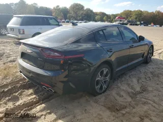 2021 Kia Stinger GT-Line with VIN KNAE15LA6M6088735, listed as a Copart auction lot 76973824 with 68,419 mi miles and Salvage Title. Bid and sale history available at carsss.com. Image 3.
