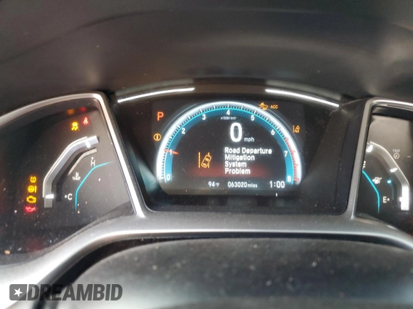 2020 Honda Civic EX-L z VIN 2HGFC1F79LH680316, wystawiony jako Copart lot #71234874 z przebiegiem 63 020 mil mil oraz Szkoda całkowita • Salvage title. Historia ofert i sprzedaży dostępna na DreamBid. Obrazek 9.