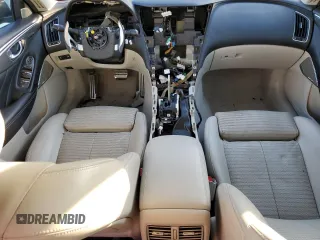 2017 Infiniti Q50 Red Sport 400 with VIN JN1FV7AP5HM851332, listed as a Copart auction lot 84598074 with Not Provided miles and Salvage Title. Bid and sale history available at DreamBid. Image 8.