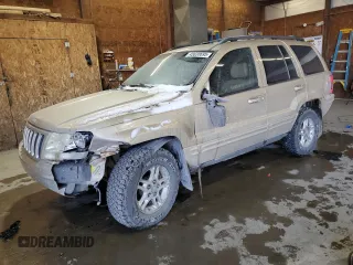 1999 Jeep Grand Cherokee Limited with VIN 1J4GW68N3XC799663, listed as a Copart auction lot 45630695 with 149,125 mi miles and Salvage Title. Bid and sale history available at carsss.com. Image 1.