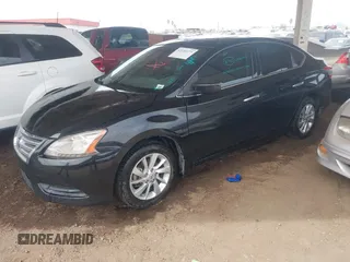 2015 Nissan Sentra S with VIN 3N1AB7AP9FY379620, listed as a IAAI auction lot 42036075 with 110,021 mi miles. Bid and sale history available at carsss.com. Image 2.