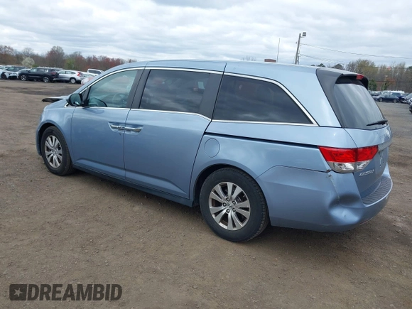 2014 Honda Odyssey EX with VIN 5FNRL5H46EB016800, listed as a IAAI auction lot 42048768 with 144,677 mi miles and . Bid and sale history available at carsss.com. Image 3.