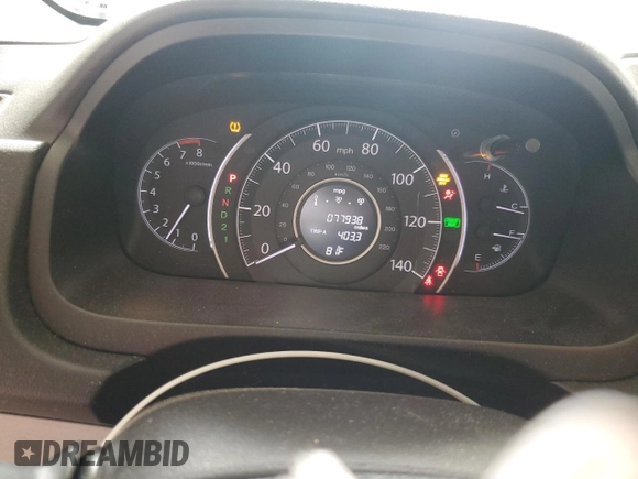 2013 Honda CR-V LX с VIN 3CZRM3H3XDG702155, выставлен на аукционе Copart как лот 55930555 с пробегом 77 938 миль миль и Списание • Salvage title. История ставок и продаж доступна на DreamBid. Изображение 9.