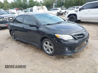 2012 Toyota Corolla L with VIN 5YFBU4EE4CP027849, listed as a IAAI auction lot 42033773 with 159,173 mi miles. Bid and sale history available at carsss.com. Image 1.