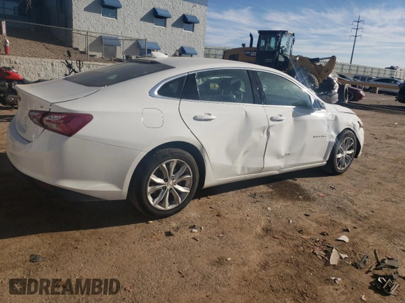 2022 Chevrolet Malibu LT with VIN 1G1ZD5ST8NF153402, listed as a Copart auction lot 82884524 with 44,494 mi miles and Salvage Title. Bid and sale history available at DreamBid. Image 3.