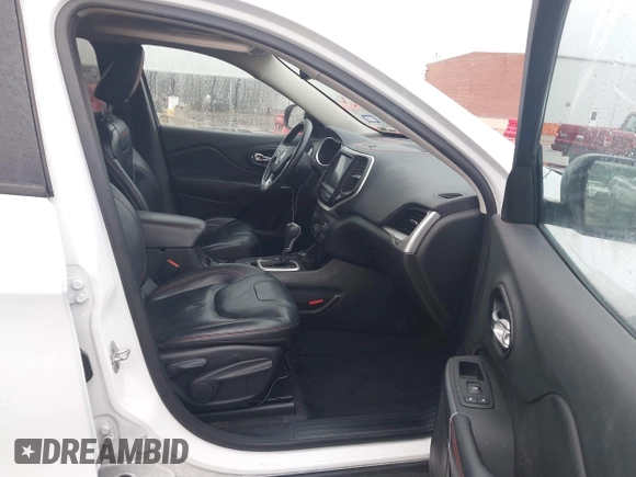 2015 Jeep Cherokee Trailhawk with VIN 1C4PJMBB1FW630519, listed as a IAAI auction lot 41605466 with 219,390 mi miles and . Bid and sale history available at carsss.com. Image 5.