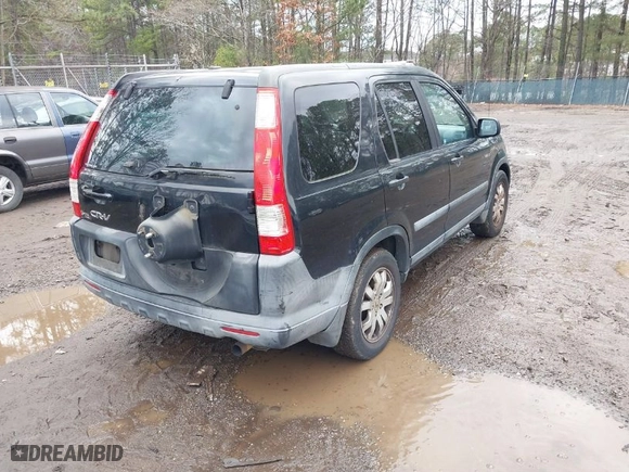 2006 Honda CR-V EX with VIN SHSRD78866U427510, listed as a IAAI auction lot 41806051 with 263,278 mi miles. Bid and sale history available at carsss.com. Image 4.