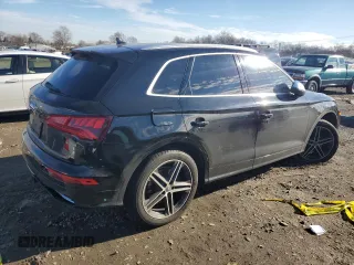 2018 Audi SQ5 with VIN WA1A4BFY0J2202371, listed as a Copart auction lot 86807664 with 54,944 mi miles and Salvage Title. Bid and sale history available at DreamBid. Image 3.