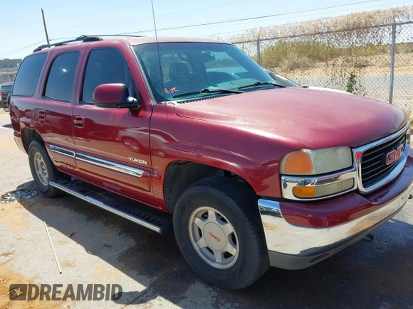 2004 GMC Yukon SLT with VIN 1GKEK13Z44R301456, listed as a IAAI auction lot 42056635 with 196,799 mi miles. Bid and sale history available at carsss.com. Image 1.