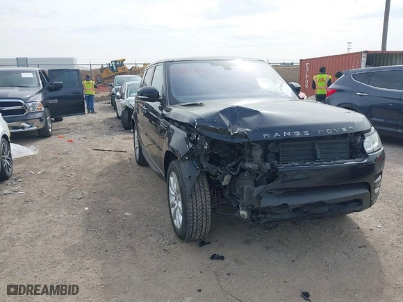 2016 Land Rover Range Rover Sport V6 SE with VIN SALWG2VF5GA563122, listed as a IAAI auction lot 41734302 with 118,628 mi miles. Bid and sale history available at carsss.com. Image 1.