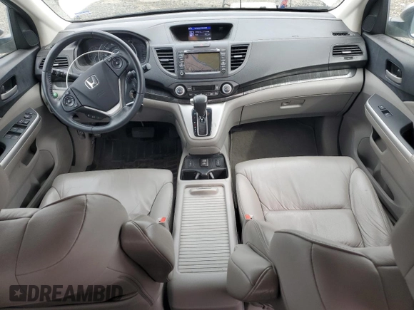 2013 Honda CR-V EX-L with VIN 2HKRM3H71DH517637, listed as a Copart auction lot 49798385 with 110,391 mi miles and Salvage Title. Bid and sale history available at DreamBid. Image 8.