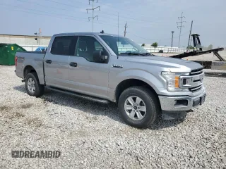 2020 Ford F-150 XL with VIN 1FTEW1EB6LFA98814, listed as a Copart auction lot 60810255 with 137,672 mi miles and Salvage title. Bid and sale history available at DreamBid. Image 4.