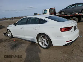 2019 Audi A5 Sportback Premium Plus with VIN WAUENCF58KA023337, listed as a Copart auction lot 45813494 with 42,650 mi miles. Bid and sale history available at carsss.com. Image 2.