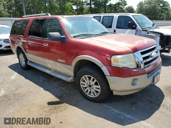2007 Ford Expedition EL Eddie Bauer with VIN 1FMFK17557LA12743, listed as a Copart auction lot 66068014 with 0 mi miles and Clean Title. Bid and sale history available at carsss.com. Image 4.