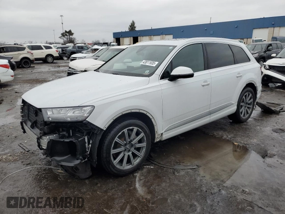 2018 Audi Q7 Premium Plus with VIN WA1LAAF7XJD023973, listed as a Copart auction lot 43811935 with 101,090 mi miles and Clean Title. Bid and sale history available at carsss.com. Image 1.
