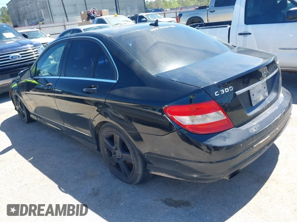 2010 Mercedes-Benz C-Class C 300 Sport with VIN WDDGF8BBXAF480515, listed as a IAAI auction lot 41849775 with 163,740 mi miles. Bid and sale history available at carsss.com. Image 3.
