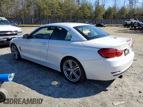 2015 BMW 4 Series 435i with VIN WBA3T3C55FP737964, listed as a Copart auction lot 45462005 with Not Provided miles and Salvage Title. Bid and sale history available at carsss.com. Image 2.