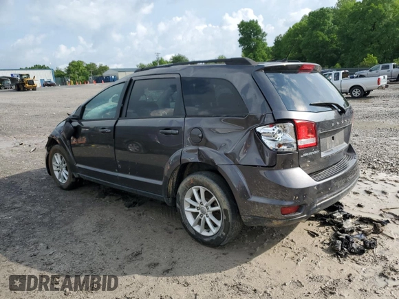 2017 Dodge Journey SXT with VIN 3C4PDCBG2HT533772, listed as a Copart auction lot 54729535 with 160,376 mi miles and Salvage title. Bid and sale history available at DreamBid. Image 2.