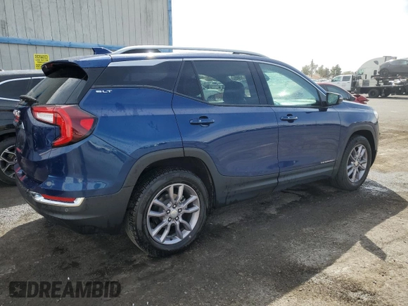 2023 GMC Terrain SLT with VIN 3GKALPEG2PL168282, listed as a Copart auction lot 51386675 with 56,266 mi miles and Clean Title. Bid and sale history available at carsss.com. Image 3.