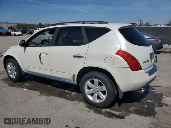 2006 Nissan Murano SL with VIN JN8AZ08T76W425816, listed as a Copart auction lot 47011795 with 254,473 mi miles and Salvage Title. Bid and sale history available at DreamBid. Image 2.