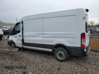 2019 Ford Transit with VIN 1FTYR2CM8KKA00614, listed as a Copart auction lot 45124425 with Not Provided miles and Salvage Title. Bid and sale history available at carsss.com. Image 2.